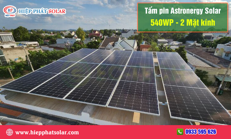 Astronergy Solar 540WP – 2 Mặt Kính