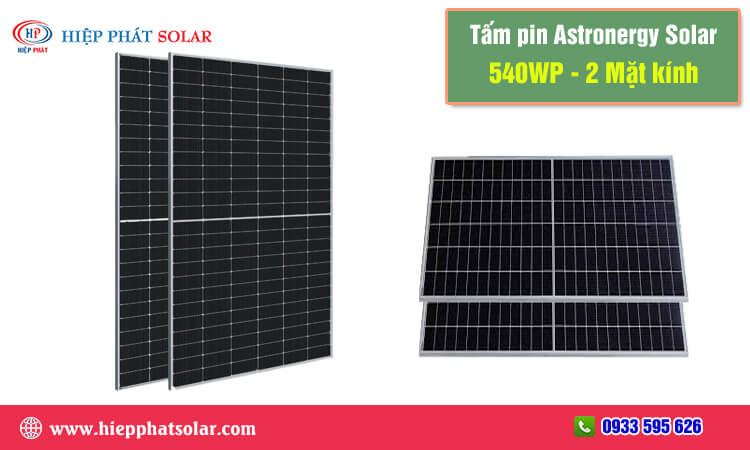 Astronergy Solar 540WP – 2 Mặt Kính