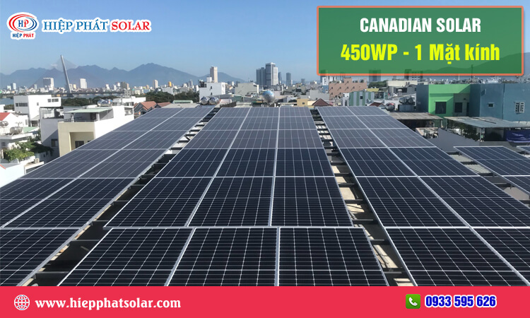 Canadian Solar 450WP - 1 Mặt Kính