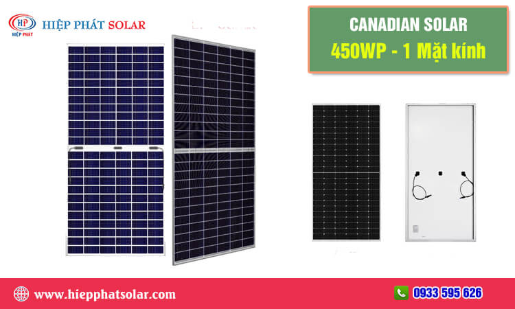 Canadian Solar 450WP - 1 Mặt Kính