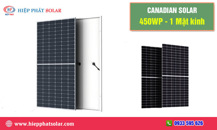 Canadian Solar 450WP - 1 Mặt Kính