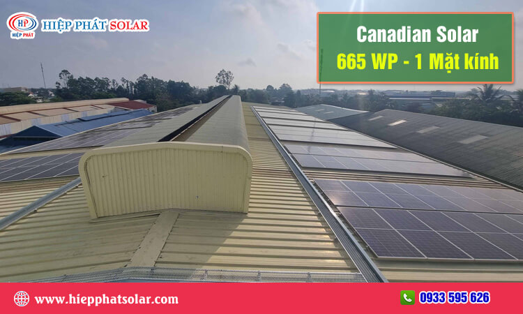 Canadian Solar 665WP – 1 Mặt Kính