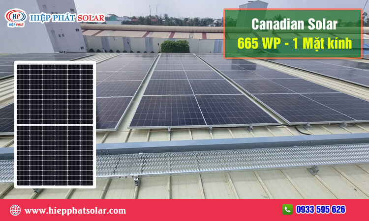 Canadian Solar 665WP – 1 Mặt Kính