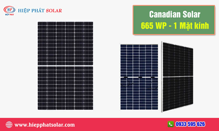 Canadian Solar 665WP – 1 Mặt Kính