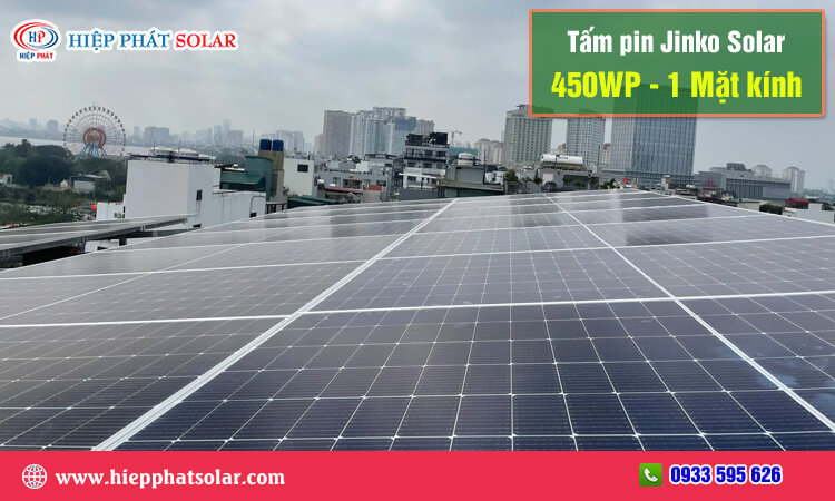 Jinko Solar 450WP - 1 Mặt Kính