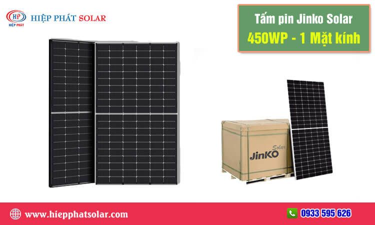 Jinko Solar 450WP - 1 Mặt Kính