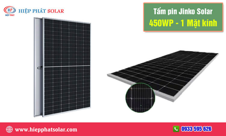 Jinko Solar 450WP - 1 Mặt Kính